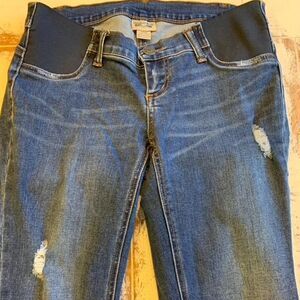 Indigo Blue Women's Skinny Jeans - Faded Denim